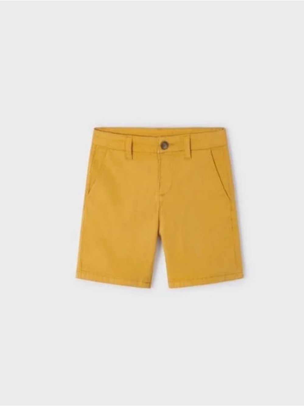 Mayoral Mustard Yellow Kids Chino Shorts Sz 8